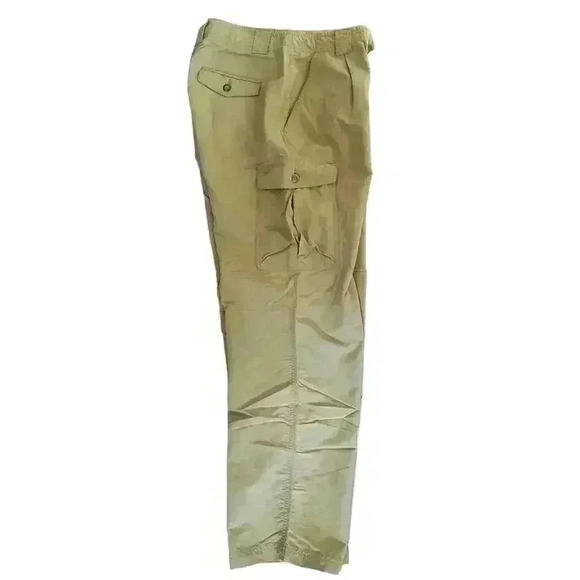 LL BEAN WOMENS TRAVELER CARGO OUTDOORS PANT KAHKI LIGHT WEIGHT Sz. 10 - Picture 2 of 10